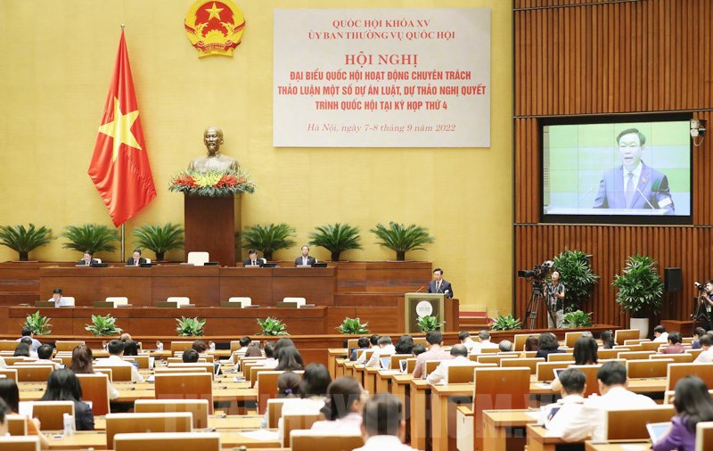 Hội nghị đại biểu Quốc hội hoạt động chuyên trách: Xem xét 7 dự án luật trình Quốc hội tại Kỳ họp thứ 5
