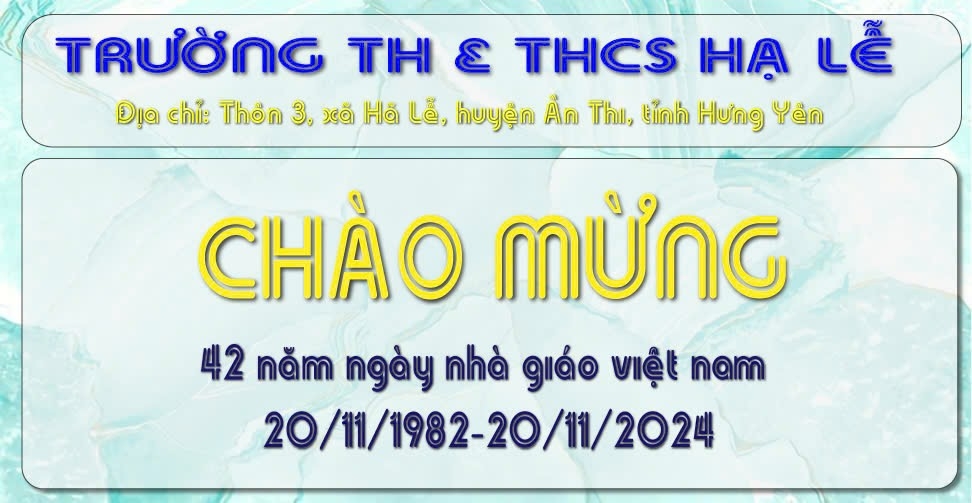 Trường TH & THCS Hạ Lễ