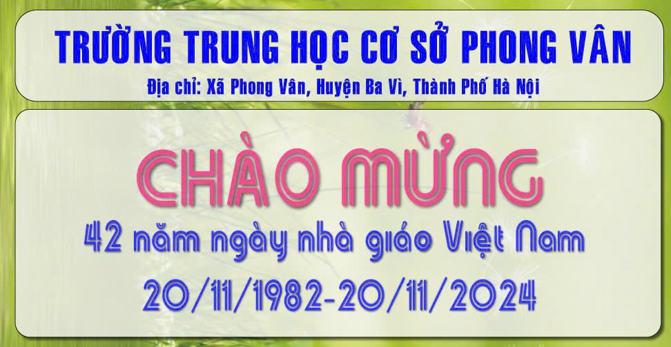 Trường trung học cơ sở Phong Vân