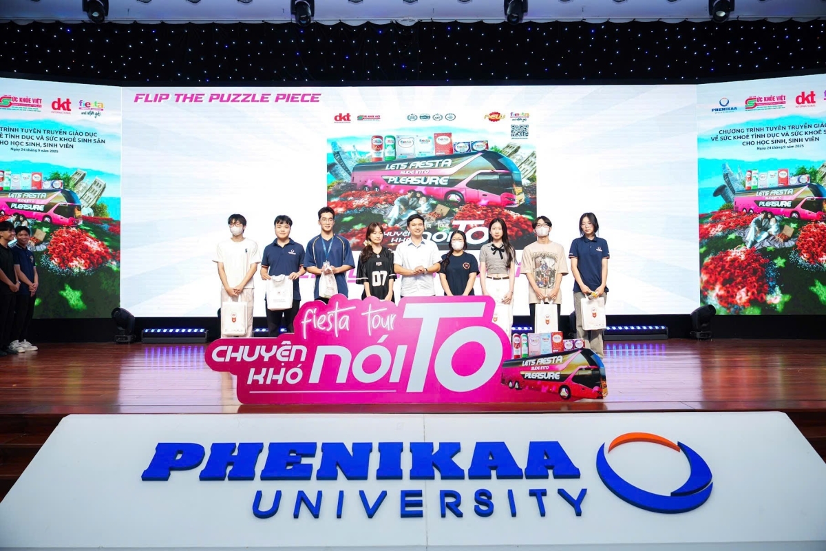 Đại học Phenikaa khởi động chuỗi chương trình quốc gia về tuyên truyền sức khỏe sinh sản, sức khỏe tình dục cho học sinh, sinh viên