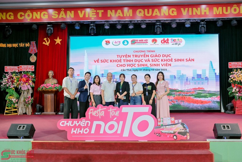 Lan tỏa thông điệp “Hiểu đúng – Hành động đúng” về sức khỏe sinh sản và sức khỏe tình dục tại Trường Đại học Tây Đô