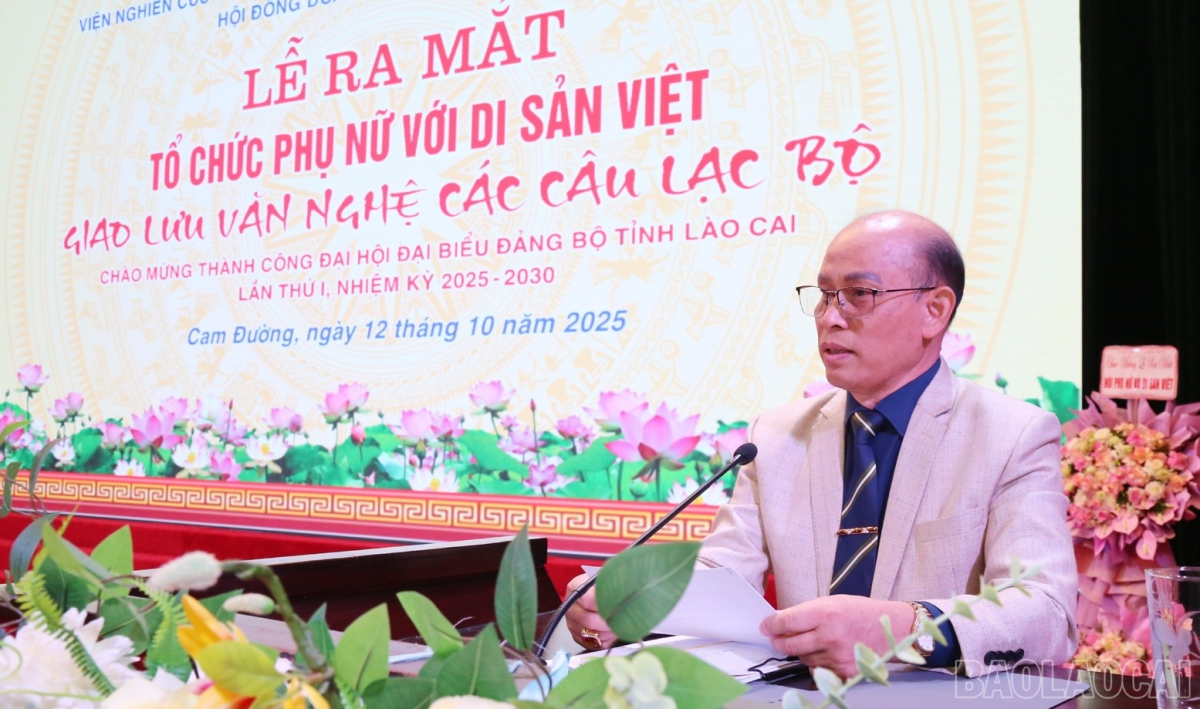 Ra mắt Tổ chức Phụ nữ với Di sản Việt tại Lào Cai