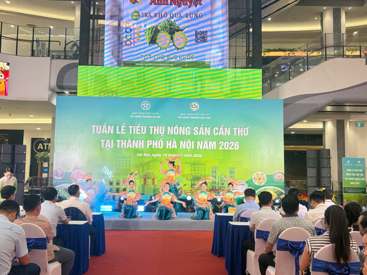 Nông Sản Cần Thơ hội tụ tại Hà Nội trong Tuần lễ tiêu thụ nông sản 2026